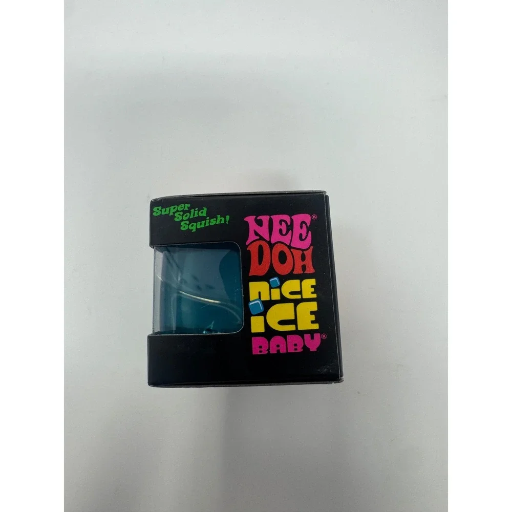 NeeDoh Nice Ice Baby Cube Fidget Squish Toy Nee Doh Mini Squeeze Ball NEW